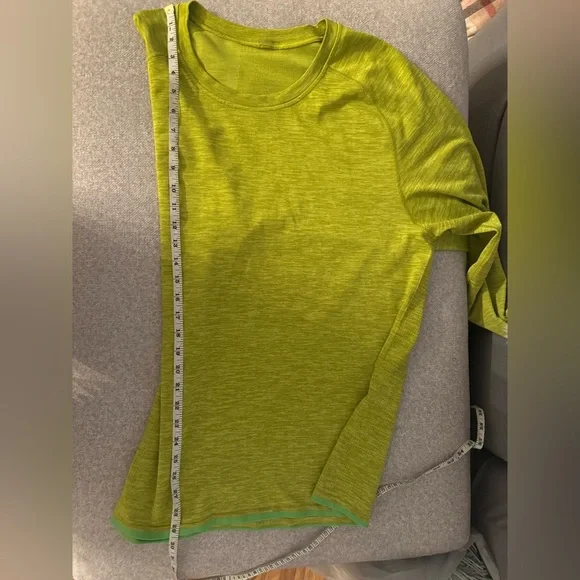 Outdoor Voices Seamless Pique Longsleeve, green Apple - Picture 6 of 6